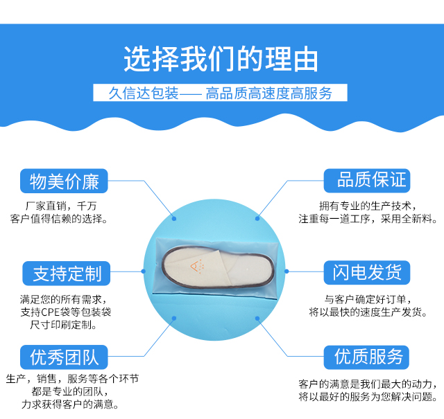 酒店行（háng）業一次性用品包裝磨砂（shā）袋(圖（tú）2)