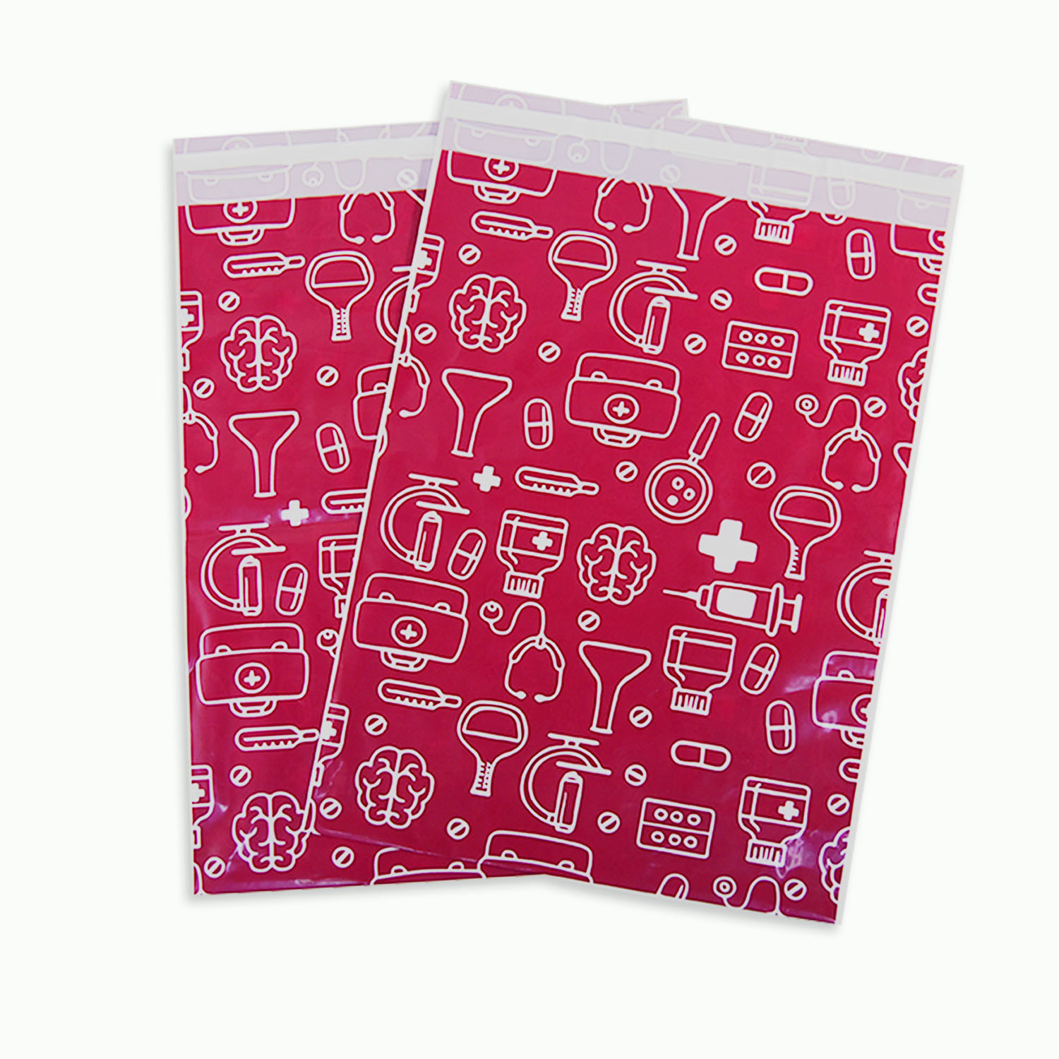 紅色降解快（kuài）遞袋定製(圖8)